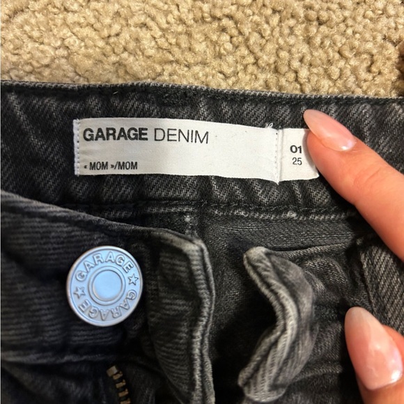 Garage Denim Black Mom Jeans - Picture 4 of 4